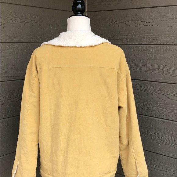 Paper Crane Corduroy Faux Fur Lined Jacket - Picture 5 of 7